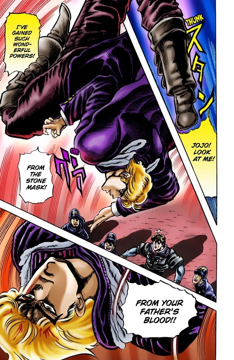JoJo's Bizarre Adventure Part 1 - Phantom Blood (Official Colored) Chapter 13 page 12 - Chapter 13: Youth with Dio Part 2