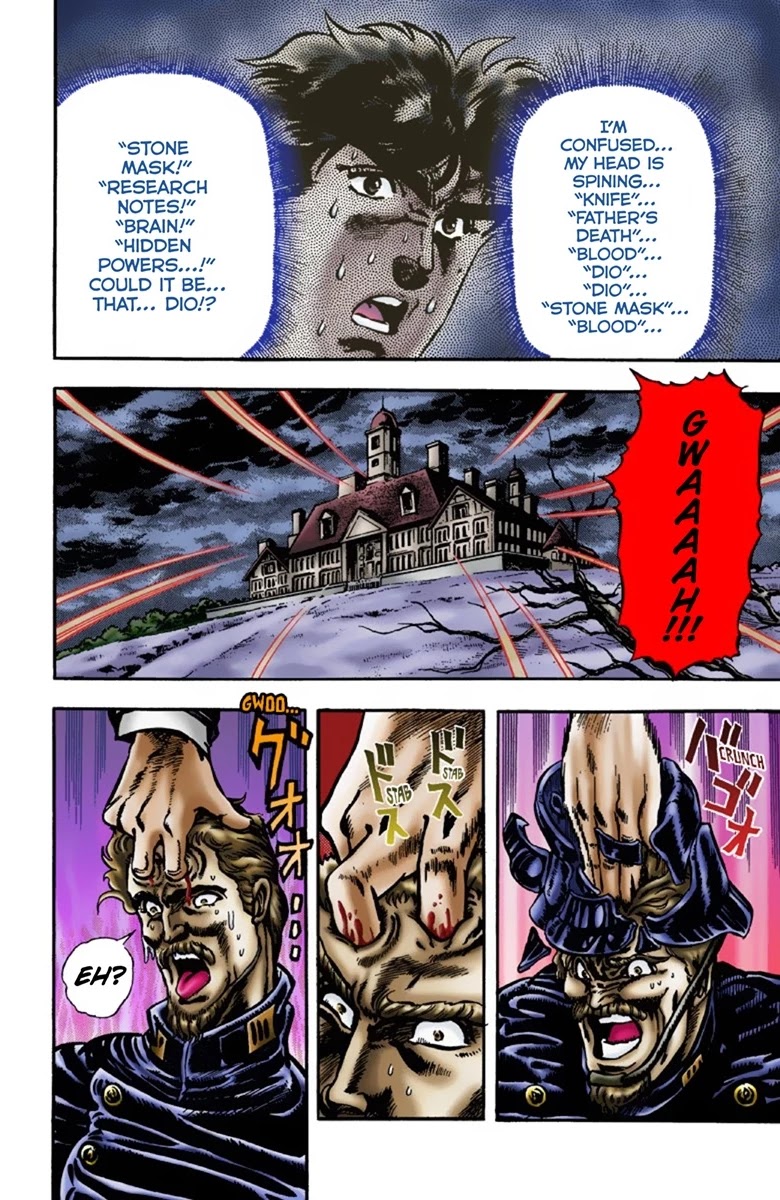 JoJo's Bizarre Adventure Part 1 - Phantom Blood (Official Colored) Chapter 13 page 13 - Chapter 13: Youth with Dio Part 2