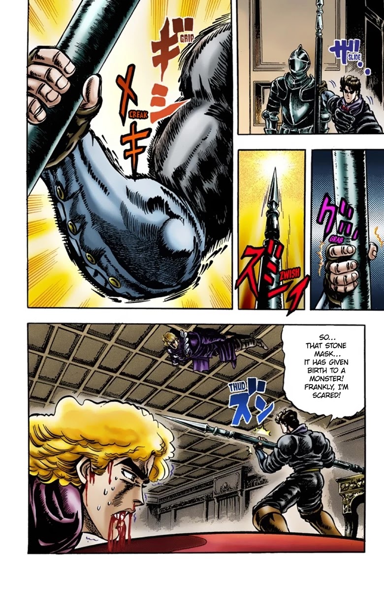 JoJo's Bizarre Adventure Part 1 - Phantom Blood (Official Colored) Chapter 13 page 19 - Chapter 13: Youth with Dio Part 2