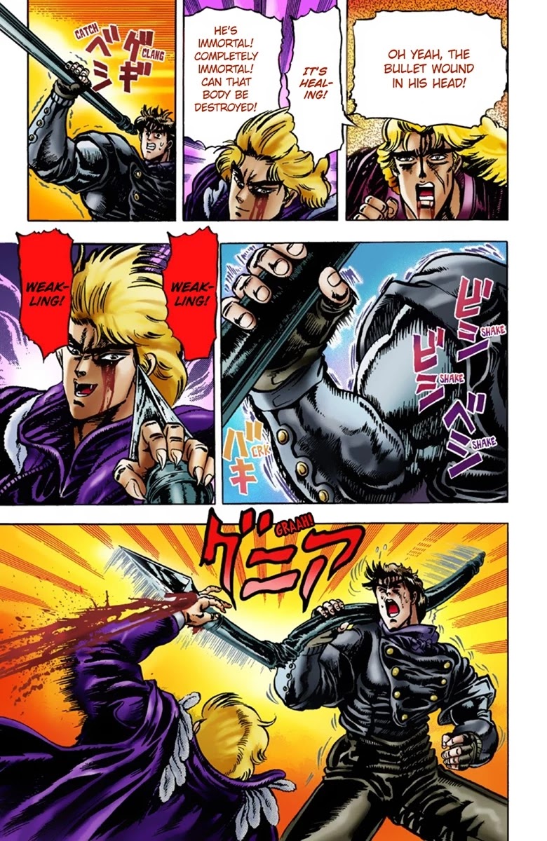 JoJo's Bizarre Adventure Part 1 - Phantom Blood (Official Colored) Chapter 14 page 15 - Chapter 14: Youth with Dio Part 3