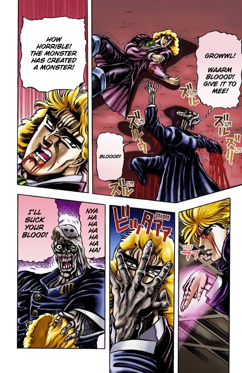 JoJo's Bizarre Adventure Part 1 - Phantom Blood (Official Colored) Chapter 14 page 8 - Chapter 14: Youth with Dio Part 3