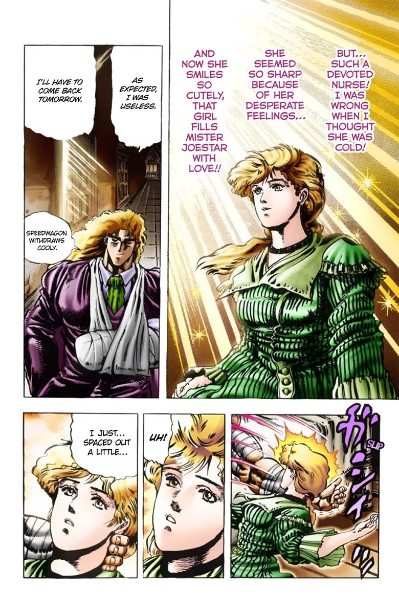 JoJo's Bizarre Adventure Part 1 - Phantom Blood (Official Colored) Chapter 17 page 14 - Chapter 17: The Birth of Dio