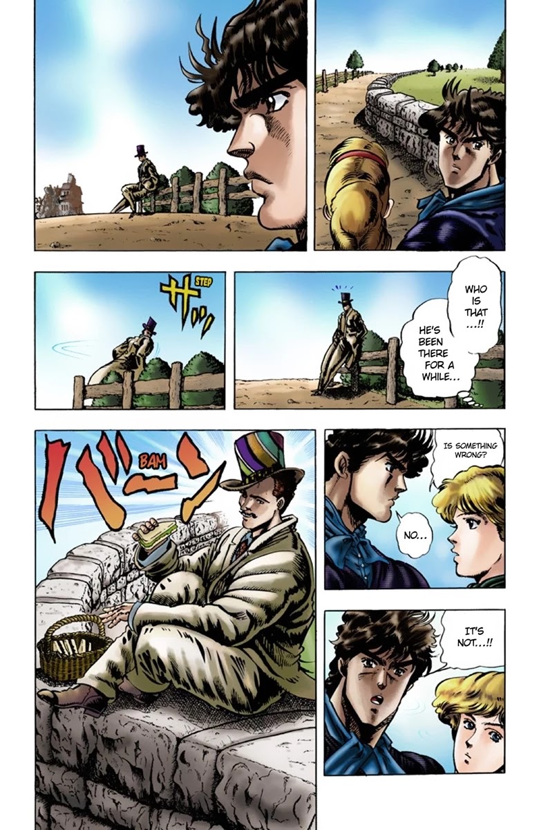 JoJo's Bizarre Adventure Part 1 - Phantom Blood (Official Colored) Chapter 18 page 17 - Chapter 18: Jack the Ripper and Zeppeli the Strange Part 1