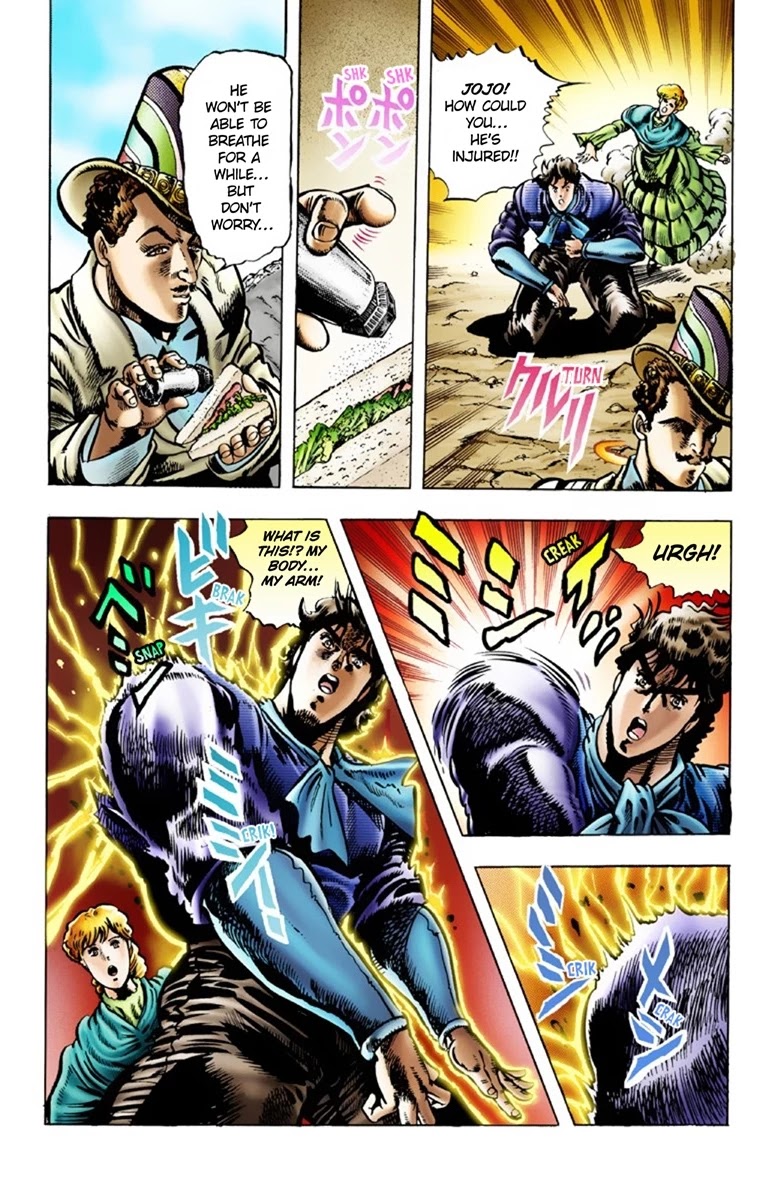 JoJo's Bizarre Adventure Part 1 - Phantom Blood (Official Colored) Chapter 18 page 21 - Chapter 18: Jack the Ripper and Zeppeli the Strange Part 1