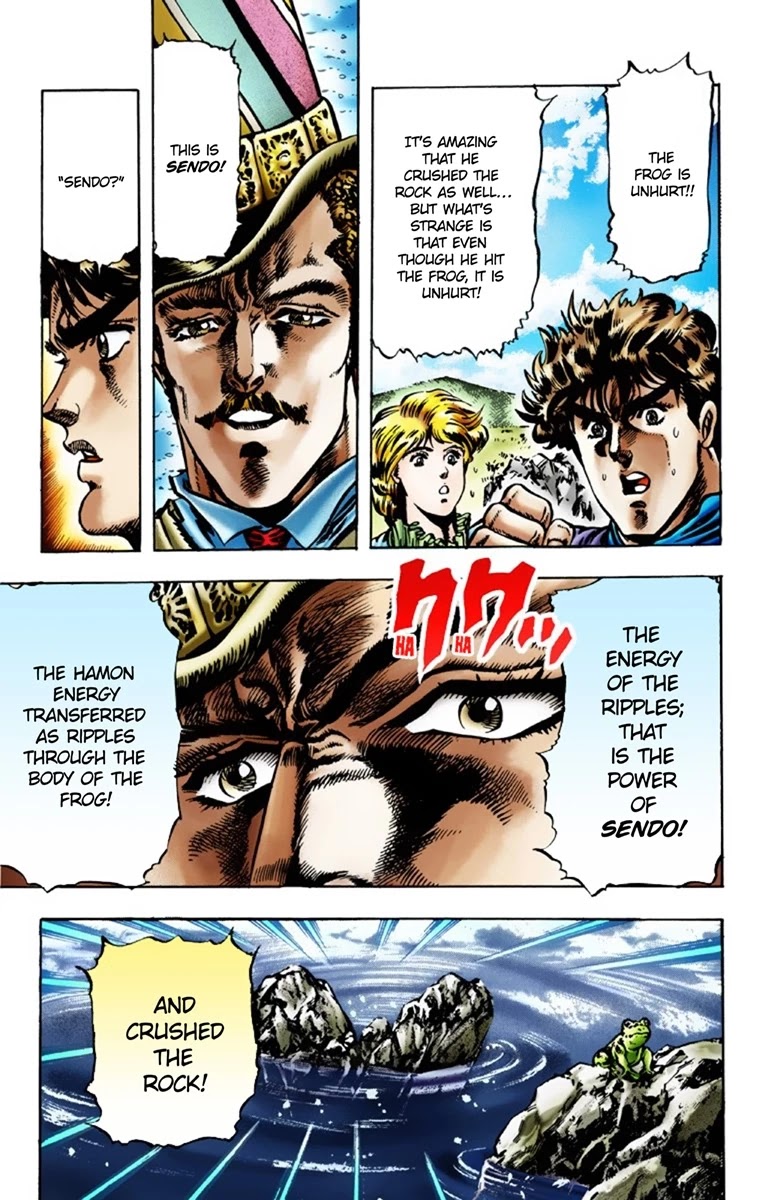 JoJo's Bizarre Adventure Part 1 - Phantom Blood (Official Colored) Chapter 19 page 13 - Chapter 19: Jack the Ripper and Zeppeli the Strange Part 2