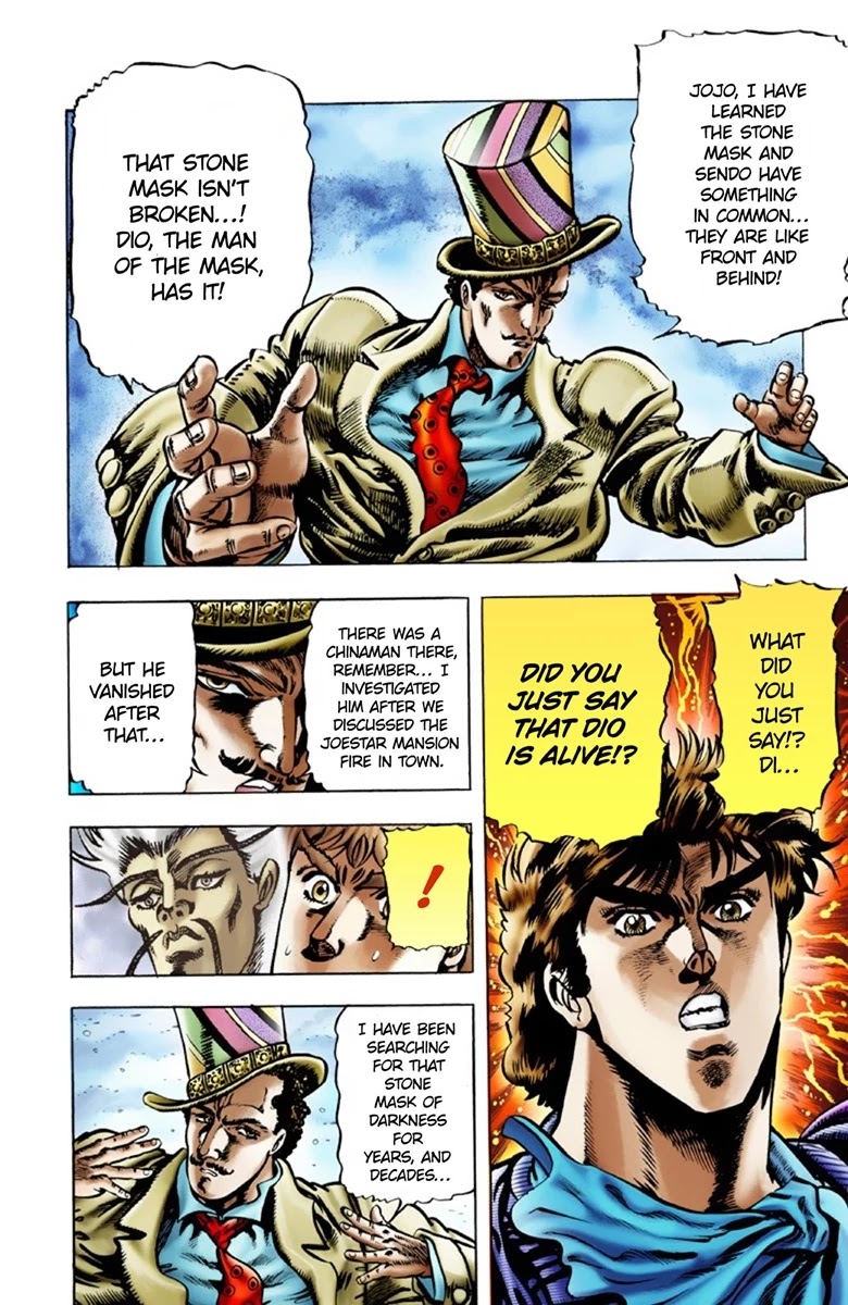 JoJo's Bizarre Adventure Part 1 - Phantom Blood (Official Colored) Chapter 19 page 14 - Chapter 19: Jack the Ripper and Zeppeli the Strange Part 2