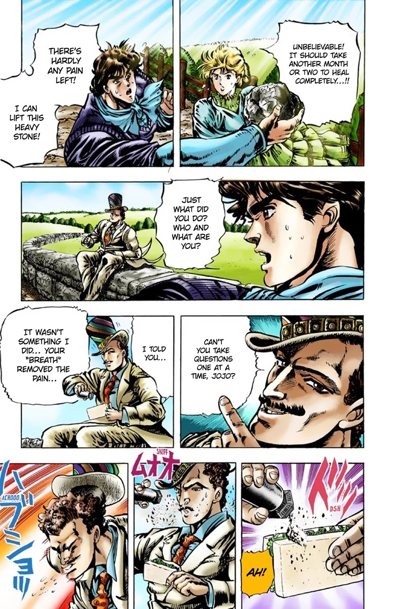 JoJo's Bizarre Adventure Part 1 - Phantom Blood (Official Colored) Chapter 19 page 2 - Chapter 19: Jack the Ripper and Zeppeli the Strange Part 2