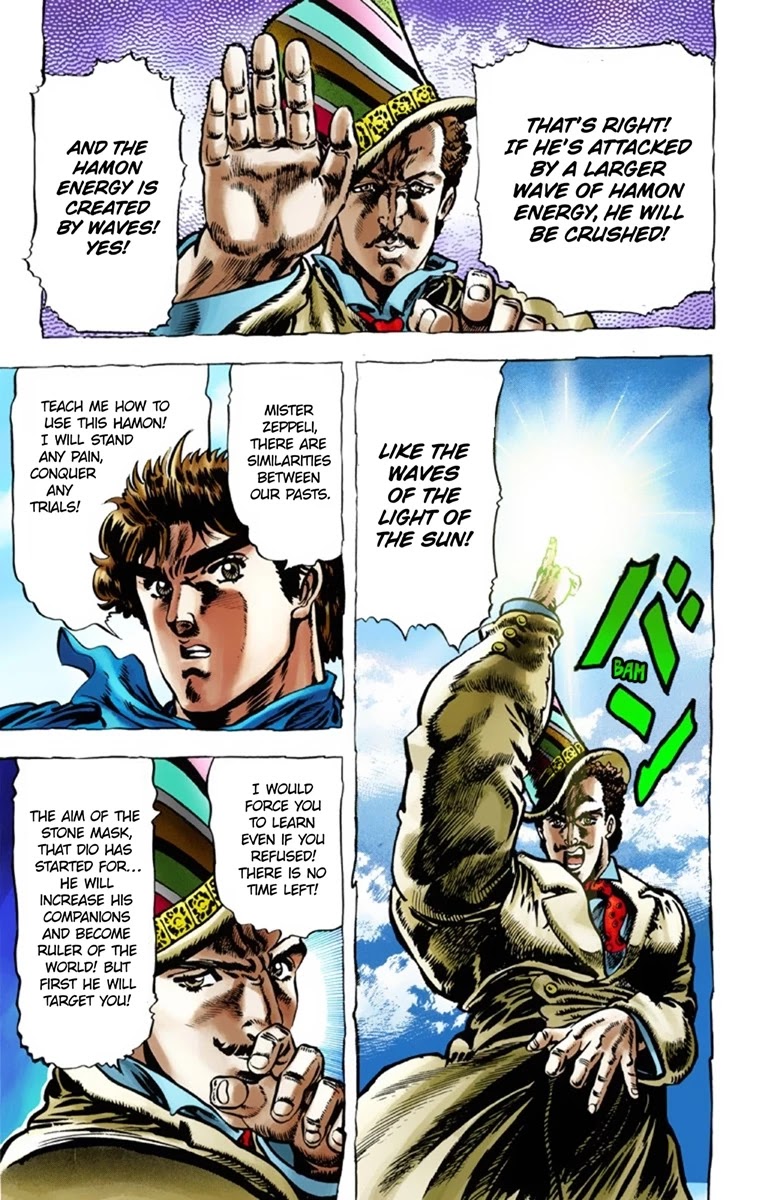 JoJo's Bizarre Adventure Part 1 - Phantom Blood (Official Colored) Chapter 20 page 13 - Chapter 20: Jack the Ripper and Zeppeli the Strange Part 3