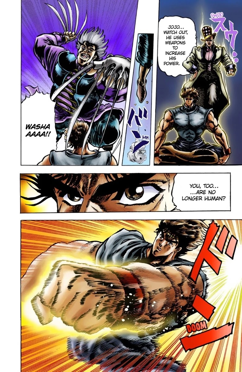 JoJo's Bizarre Adventure Part 1 - Phantom Blood (Official Colored) Chapter 20 page 16 - Chapter 20: Jack the Ripper and Zeppeli the Strange Part 3