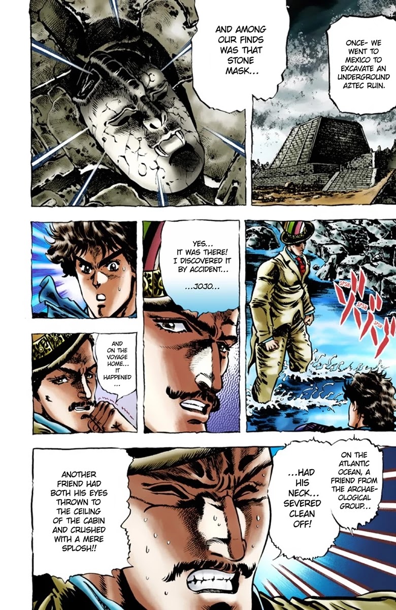 JoJo's Bizarre Adventure Part 1 - Phantom Blood (Official Colored) Chapter 20 page 6 - Chapter 20: Jack the Ripper and Zeppeli the Strange Part 3