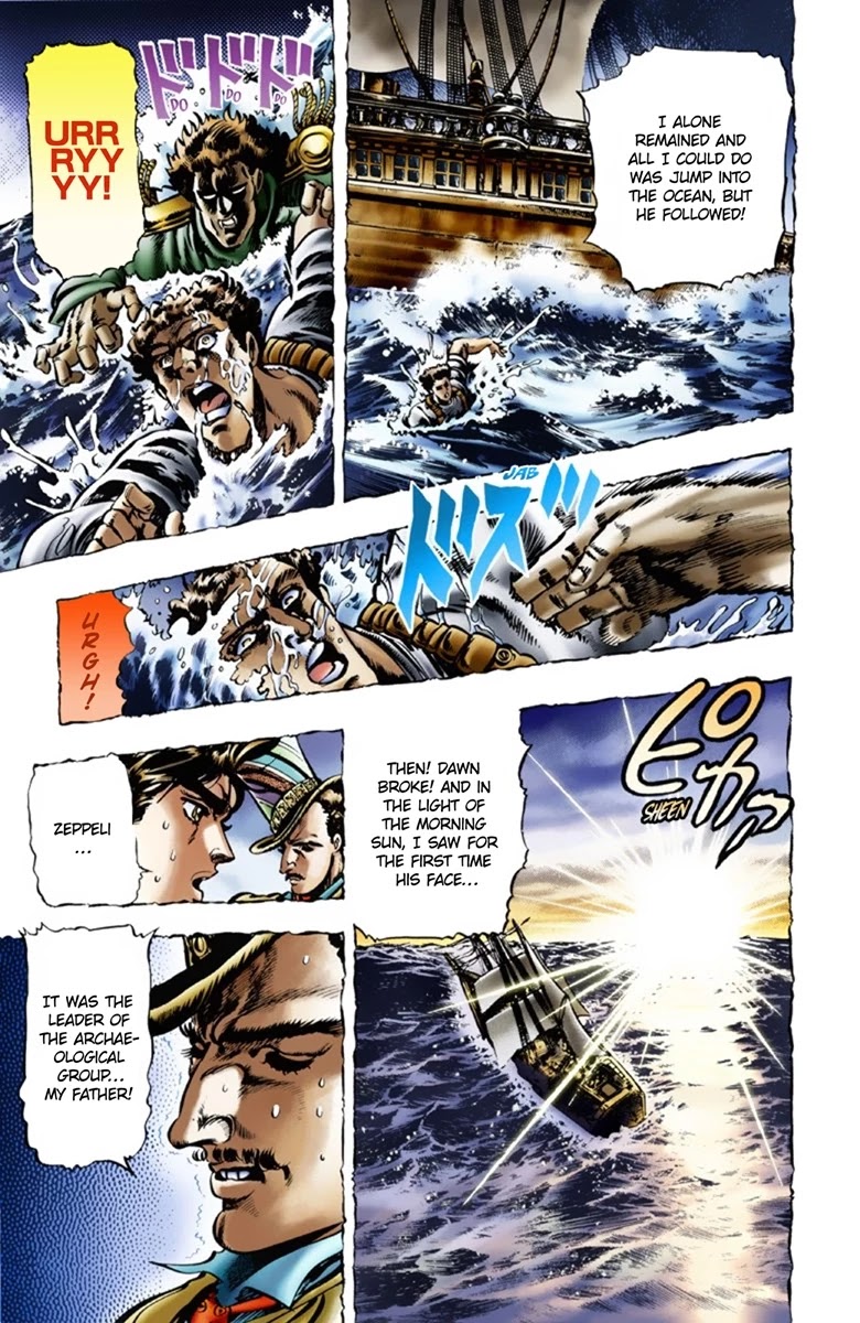 JoJo's Bizarre Adventure Part 1 - Phantom Blood (Official Colored) Chapter 20 page 9 - Chapter 20: Jack the Ripper and Zeppeli the Strange Part 3