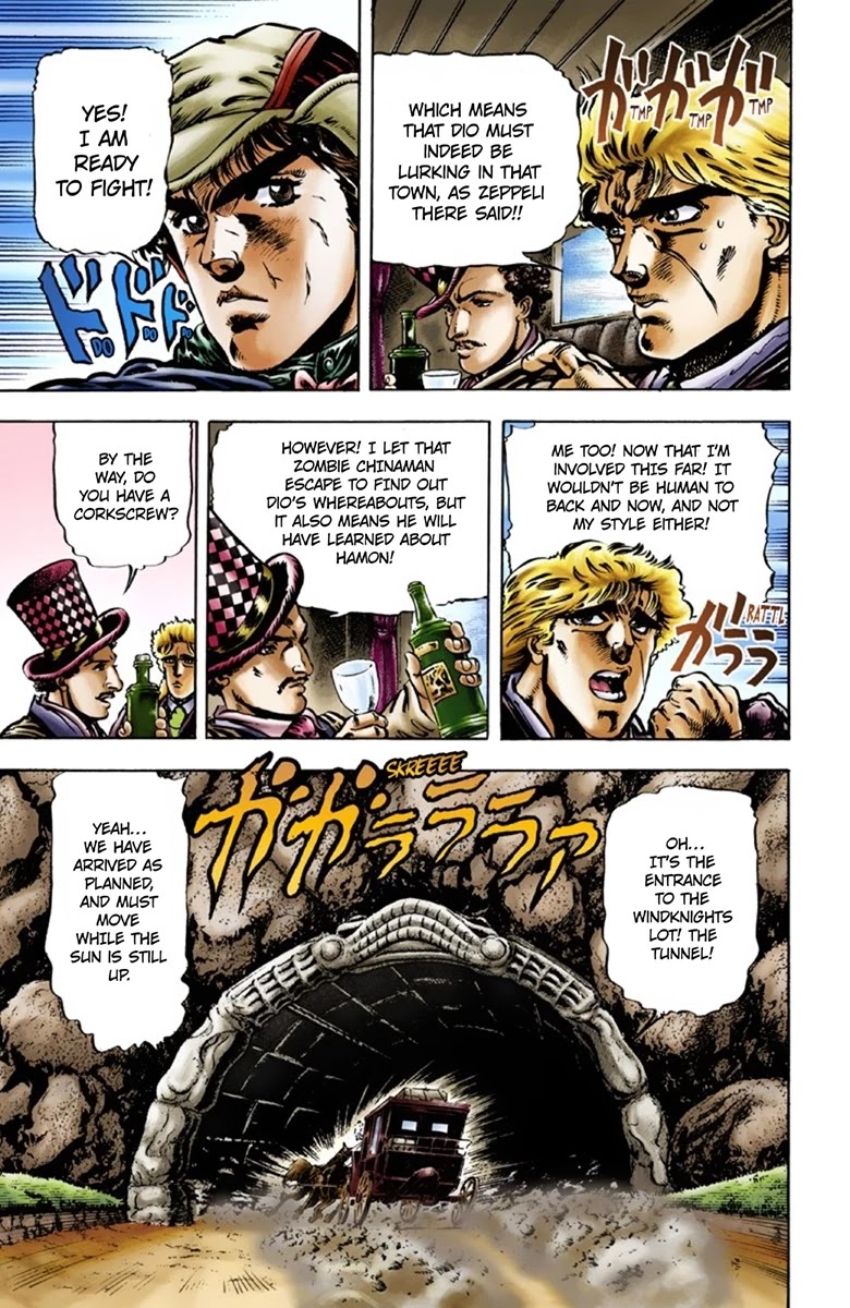 JoJo's Bizarre Adventure Part 1 - Phantom Blood (Official Colored) Chapter 21 page 11 - Chapter 21: Jack the Ripper and Zeppeli the Strange Part 4