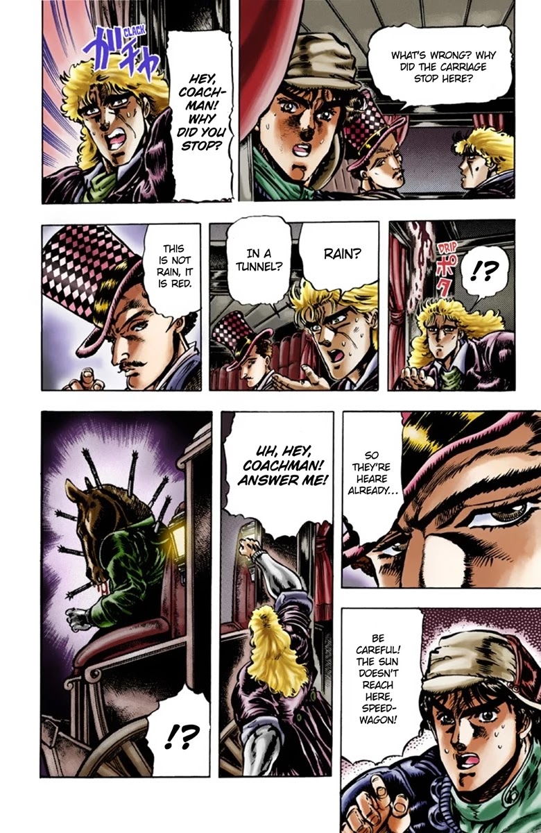 JoJo's Bizarre Adventure Part 1 - Phantom Blood (Official Colored) Chapter 21 page 14 - Chapter 21: Jack the Ripper and Zeppeli the Strange Part 4