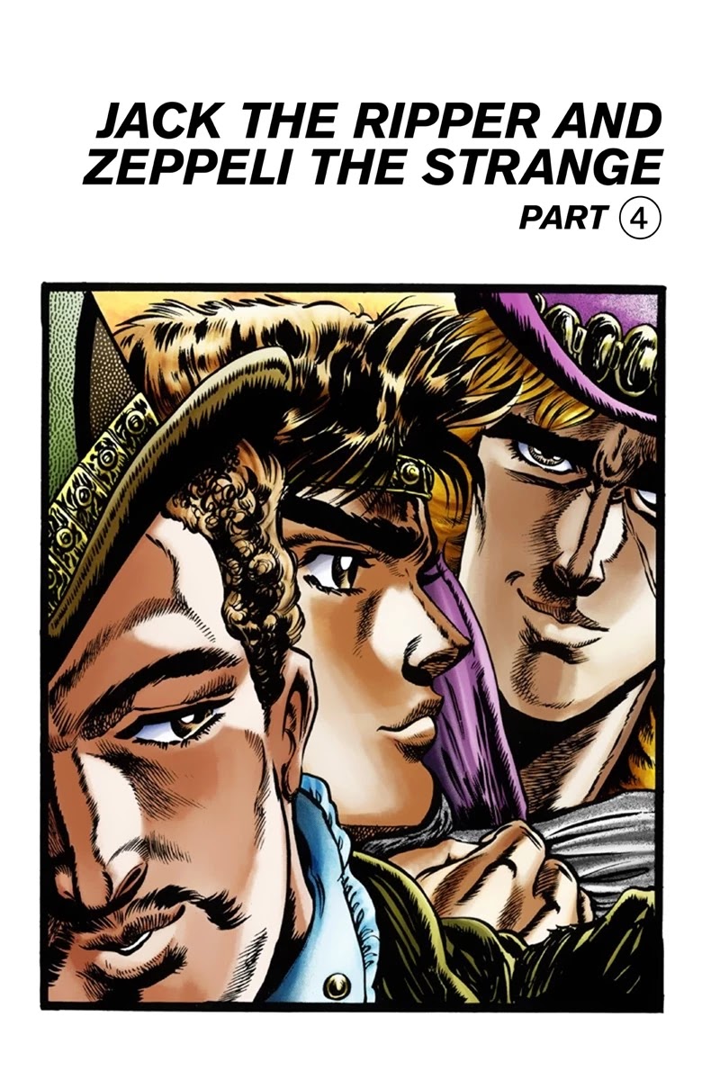 JoJo's Bizarre Adventure Part 1 - Phantom Blood (Official Colored) Chapter 21 page 2 - Chapter 21: Jack the Ripper and Zeppeli the Strange Part 4