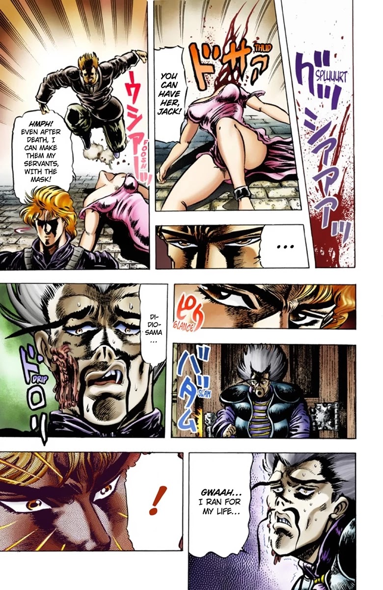 JoJo's Bizarre Adventure Part 1 - Phantom Blood (Official Colored) Chapter 21 page 9 - Chapter 21: Jack the Ripper and Zeppeli the Strange Part 4