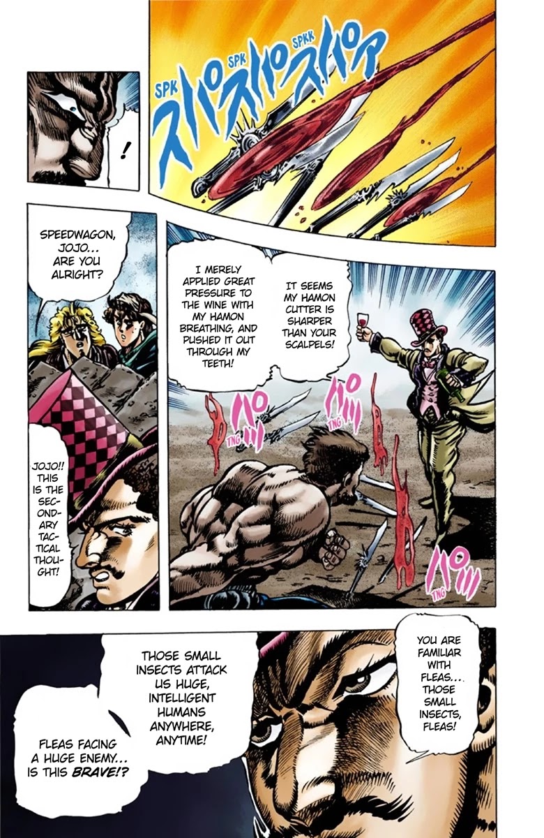 JoJo's Bizarre Adventure Part 1 - Phantom Blood (Official Colored) Chapter 22 page 13 - Chapter 22: Jack the Ripper and Zeppeli the Strange Part 5