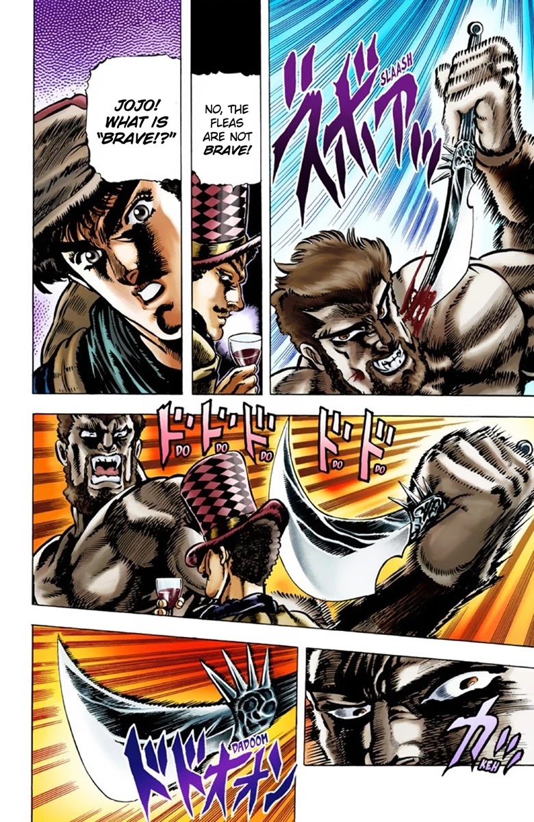 JoJo's Bizarre Adventure Part 1 - Phantom Blood (Official Colored) Chapter 22 page 14 - Chapter 22: Jack the Ripper and Zeppeli the Strange Part 5
