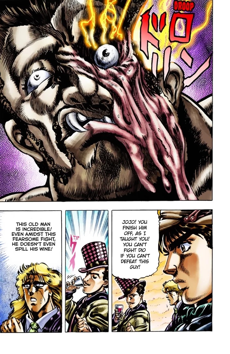 JoJo's Bizarre Adventure Part 1 - Phantom Blood (Official Colored) Chapter 22 page 17 - Chapter 22: Jack the Ripper and Zeppeli the Strange Part 5