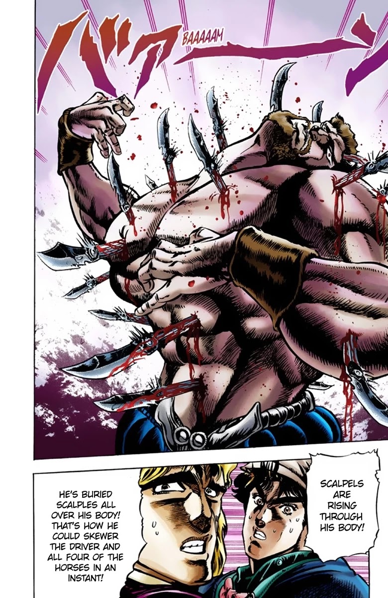JoJo's Bizarre Adventure Part 1 - Phantom Blood (Official Colored) Chapter 22 page 8 - Chapter 22: Jack the Ripper and Zeppeli the Strange Part 5
