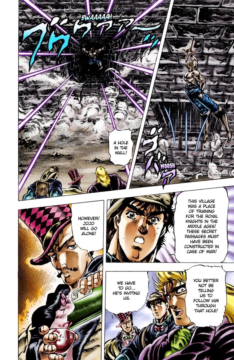 JoJo's Bizarre Adventure Part 1 - Phantom Blood (Official Colored) Chapter 23 page 4 - Chapter 23: Hamon Overdrive Part 1