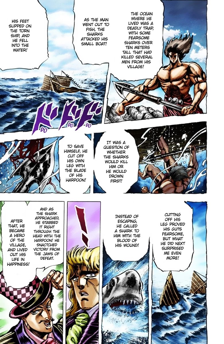 JoJo's Bizarre Adventure Part 1 - Phantom Blood (Official Colored) Chapter 23 page 7 - Chapter 23: Hamon Overdrive Part 1