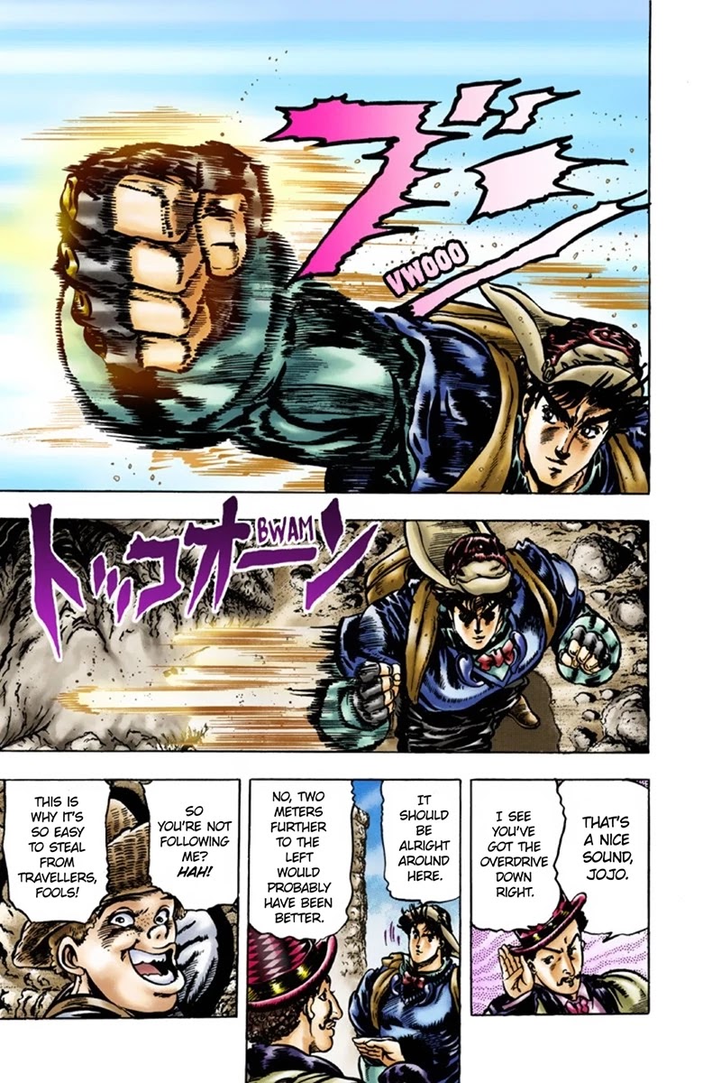 JoJo's Bizarre Adventure Part 1 - Phantom Blood (Official Colored) Chapter 24 page 14 - Chapter 24: Hamon Overdrive Part 2