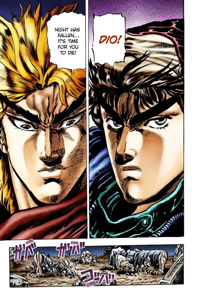 JoJo's Bizarre Adventure Part 1 - Phantom Blood (Official Colored) Chapter 24 page 18 - Chapter 24: Hamon Overdrive Part 2