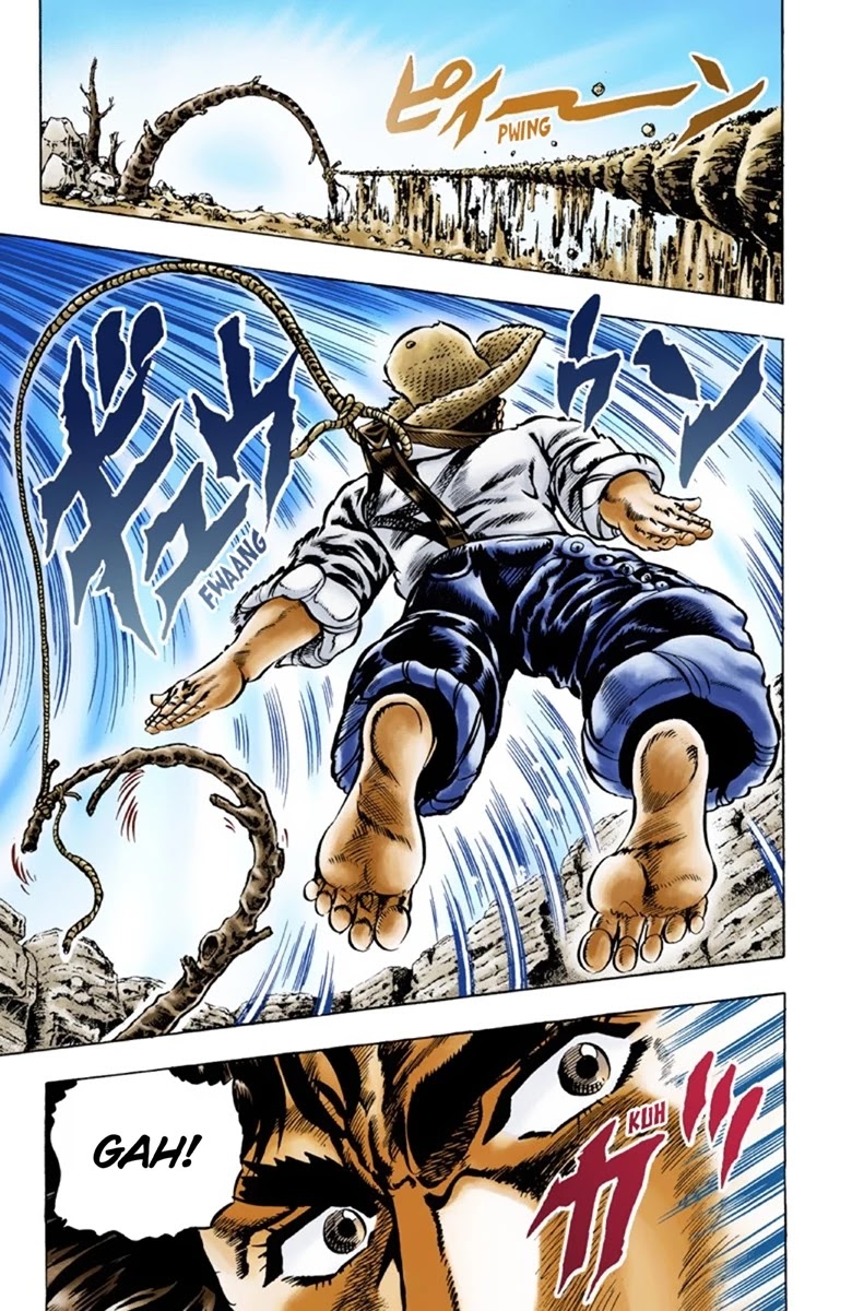 JoJo's Bizarre Adventure Part 1 - Phantom Blood (Official Colored) Chapter 24 page 6 - Chapter 24: Hamon Overdrive Part 2