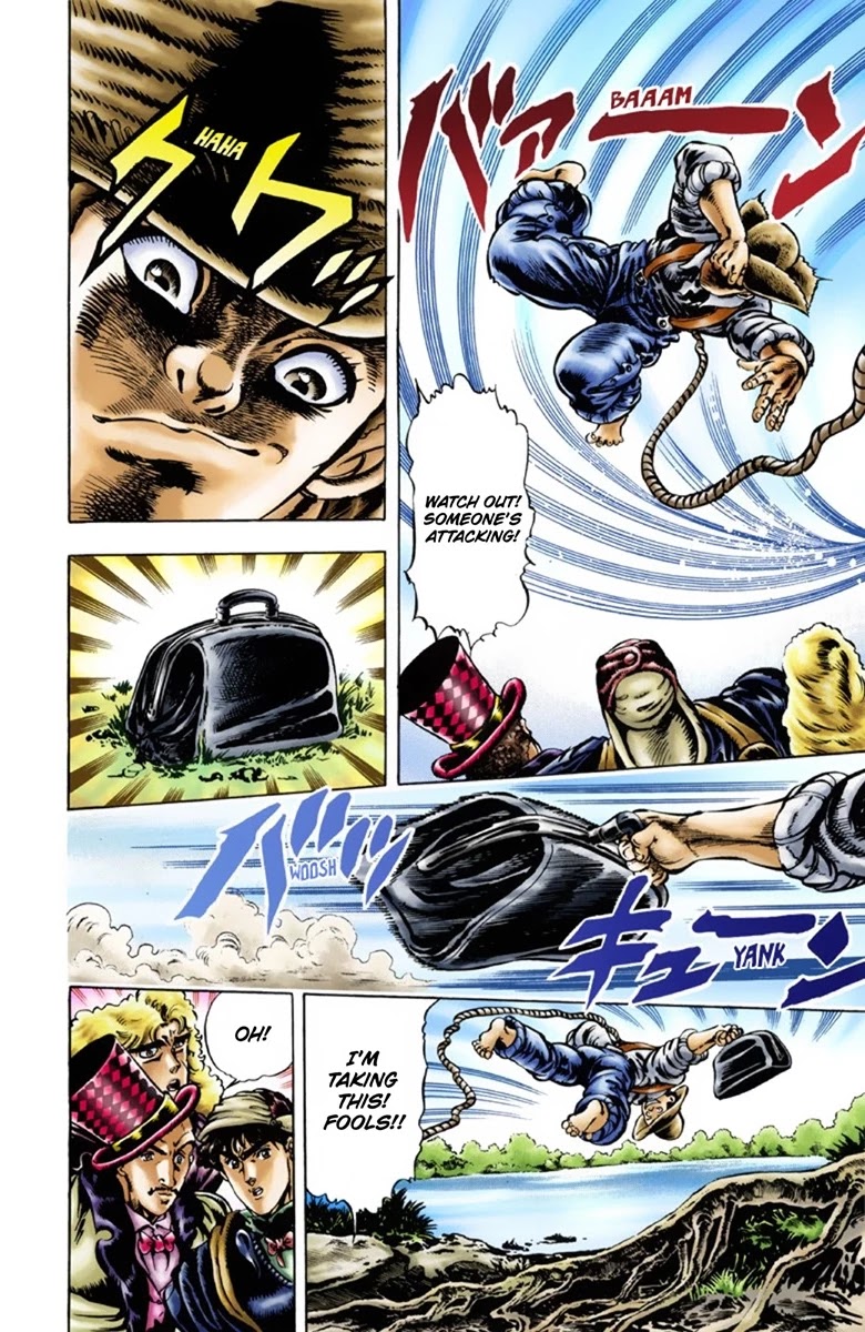 JoJo's Bizarre Adventure Part 1 - Phantom Blood (Official Colored) Chapter 24 page 7 - Chapter 24: Hamon Overdrive Part 2