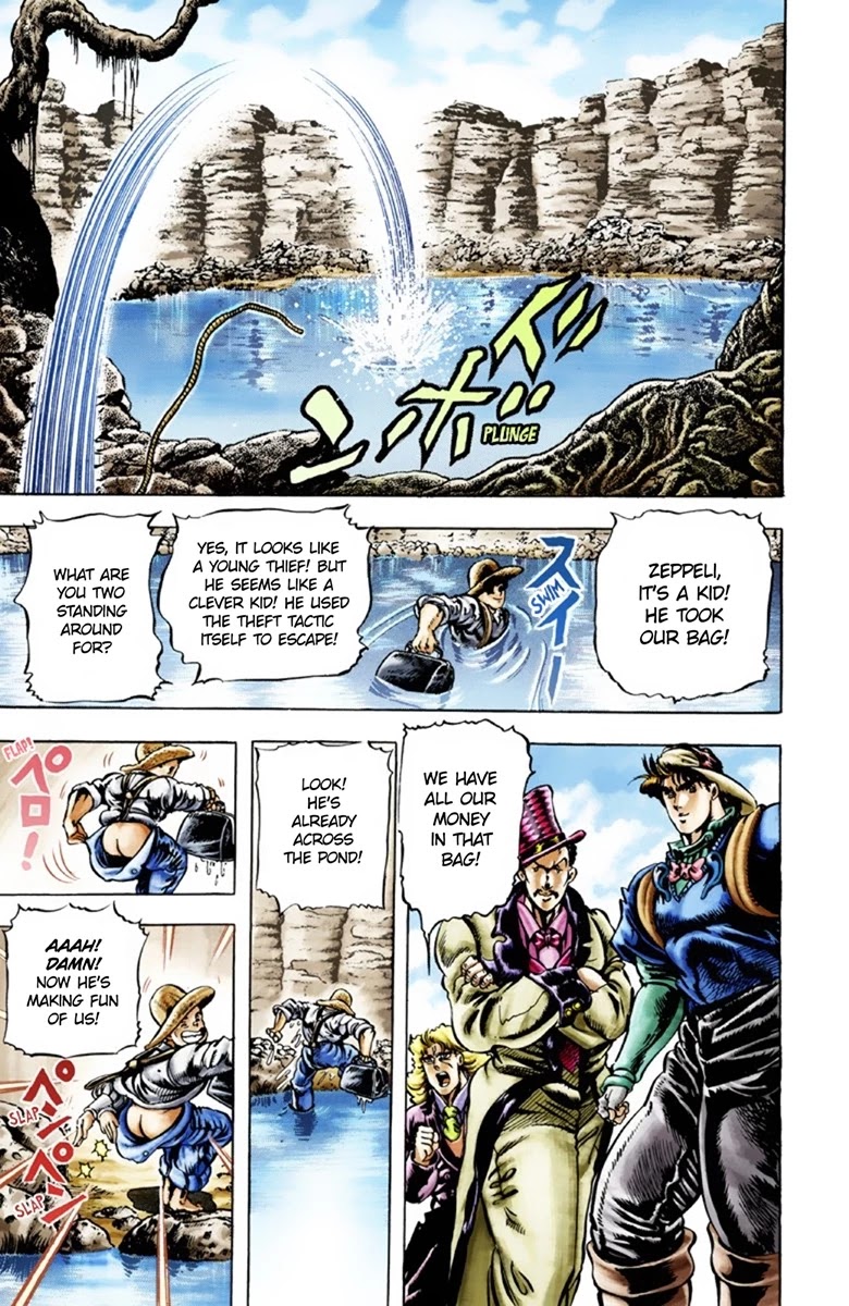 JoJo's Bizarre Adventure Part 1 - Phantom Blood (Official Colored) Chapter 24 page 8 - Chapter 24: Hamon Overdrive Part 2