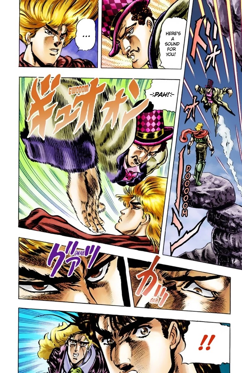 JoJo's Bizarre Adventure Part 1 - Phantom Blood (Official Colored) Chapter 25 page 13 - Chapter 25: Hamon Overdrive Part 3