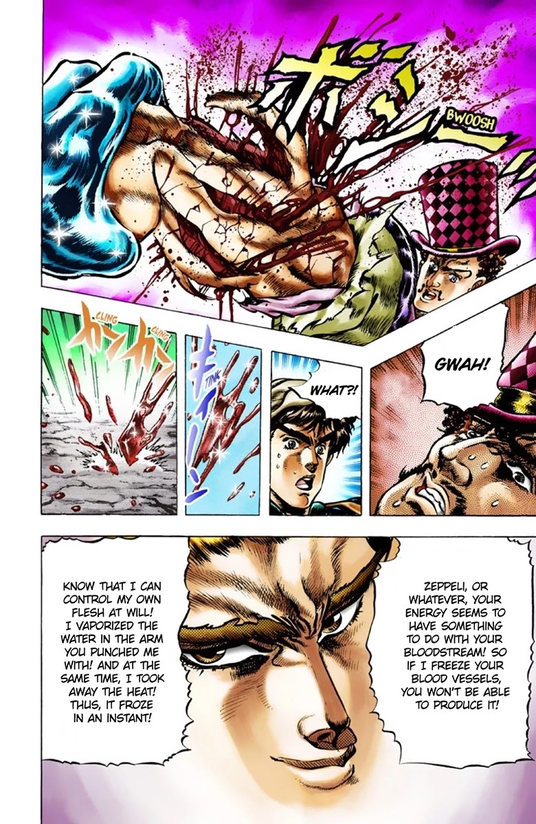 JoJo's Bizarre Adventure Part 1 - Phantom Blood (Official Colored) Chapter 25 page 17 - Chapter 25: Hamon Overdrive Part 3