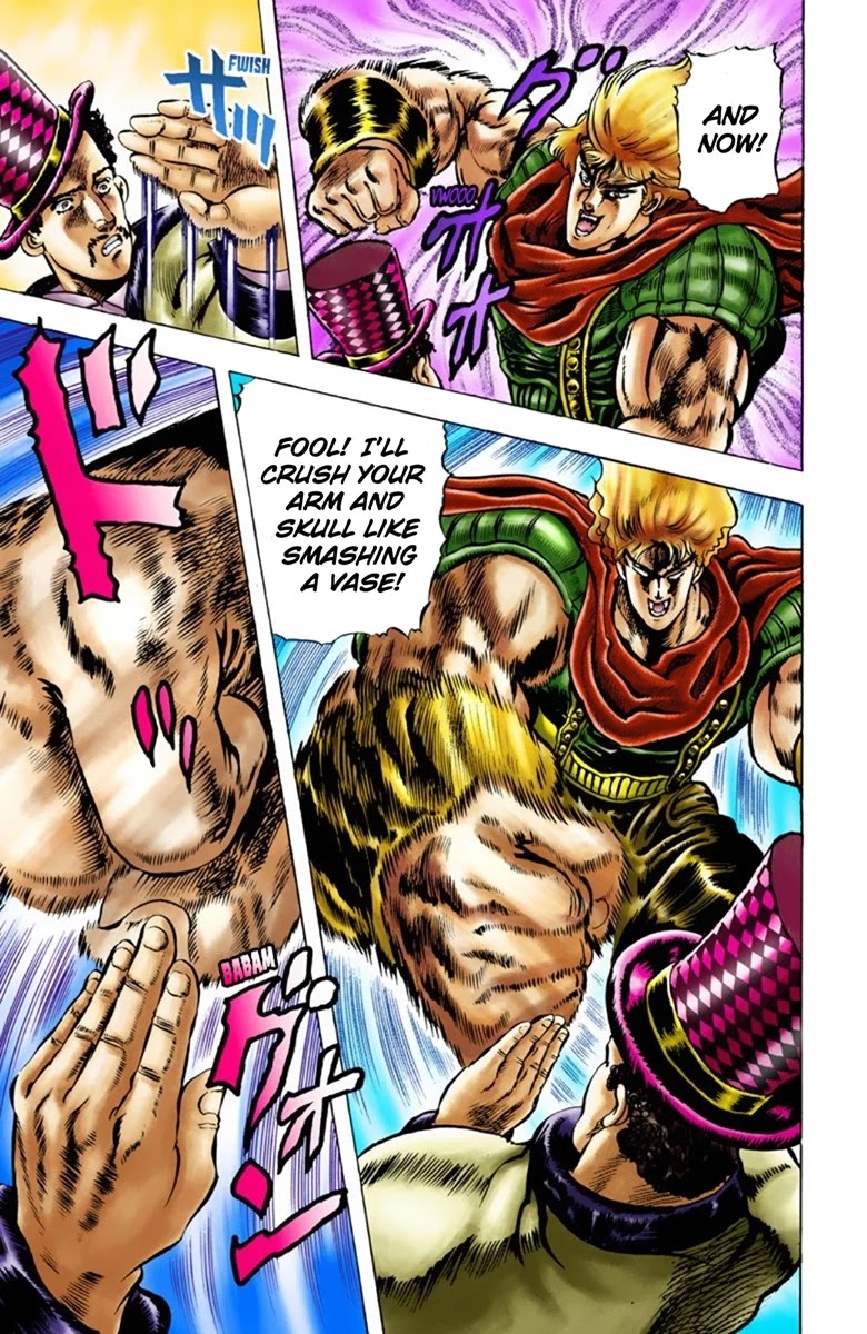JoJo's Bizarre Adventure Part 1 - Phantom Blood (Official Colored) Chapter 25 page 18 - Chapter 25: Hamon Overdrive Part 3