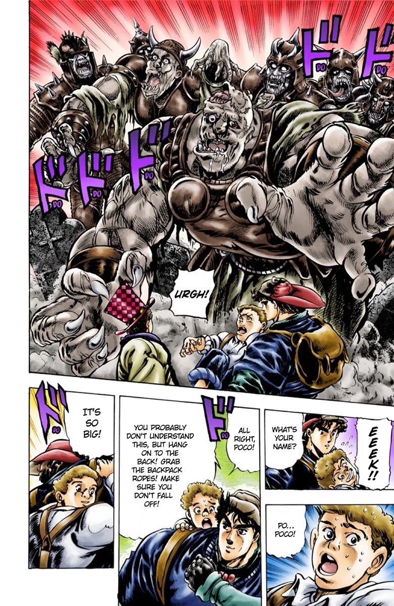 JoJo's Bizarre Adventure Part 1 - Phantom Blood (Official Colored) Chapter 25 page 5 - Chapter 25: Hamon Overdrive Part 3
