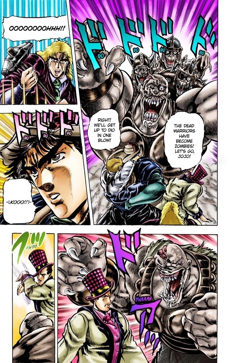JoJo's Bizarre Adventure Part 1 - Phantom Blood (Official Colored) Chapter 25 page 6 - Chapter 25: Hamon Overdrive Part 3