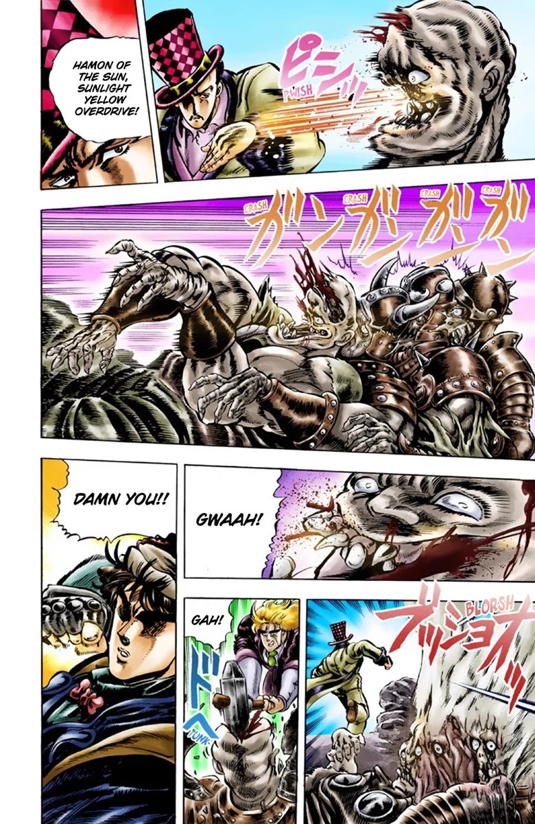 JoJo's Bizarre Adventure Part 1 - Phantom Blood (Official Colored) Chapter 25 page 7 - Chapter 25: Hamon Overdrive Part 3