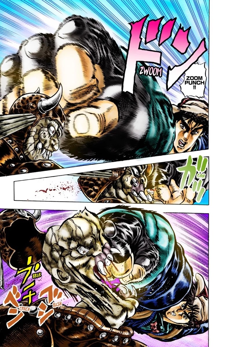 JoJo's Bizarre Adventure Part 1 - Phantom Blood (Official Colored) Chapter 25 page 8 - Chapter 25: Hamon Overdrive Part 3