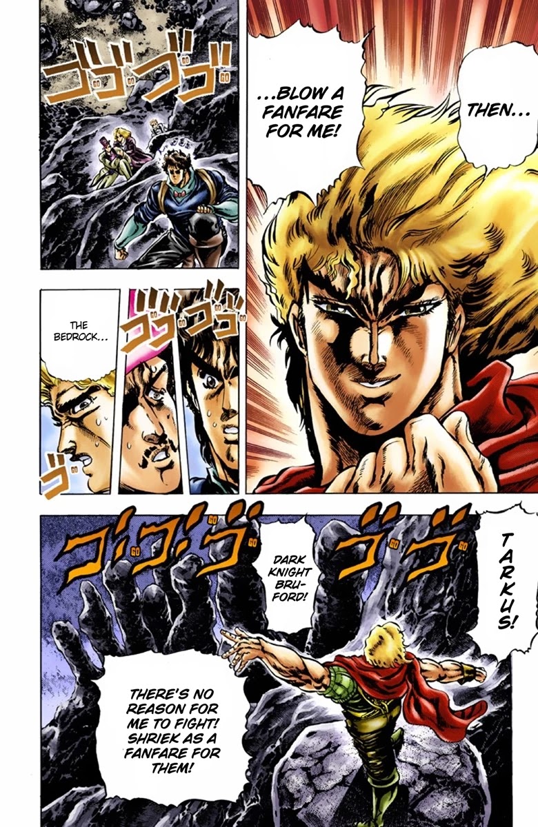 JoJo's Bizarre Adventure Part 1 - Phantom Blood (Official Colored) Chapter 26 page 9 - Chapter 26: Tarkus and the Dark Knight Bruford Part 1