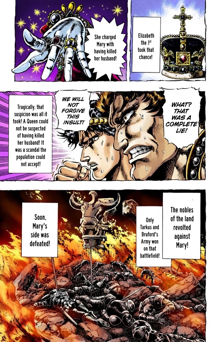 JoJo's Bizarre Adventure Part 1 - Phantom Blood (Official Colored) Chapter 27 page 11 - Chapter 27: Tarkus and the Dark Knight Bruford Part 2
