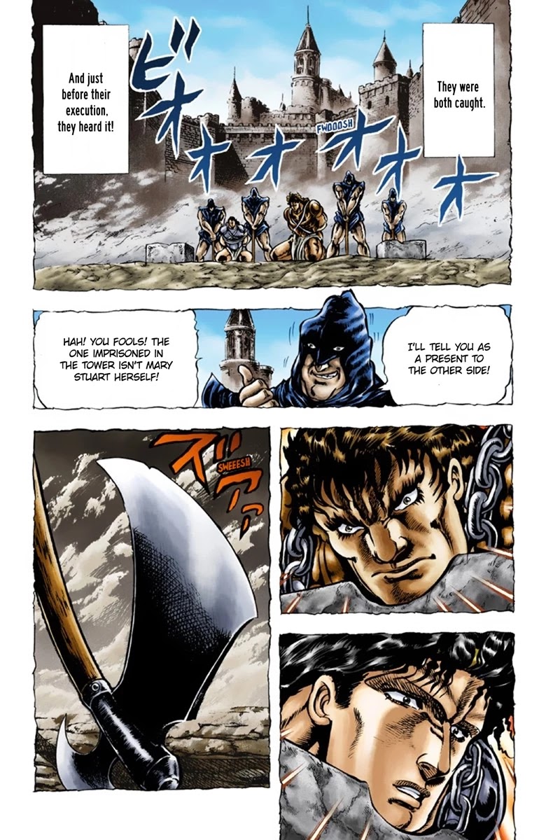 JoJo's Bizarre Adventure Part 1 - Phantom Blood (Official Colored) Chapter 27 page 13 - Chapter 27: Tarkus and the Dark Knight Bruford Part 2