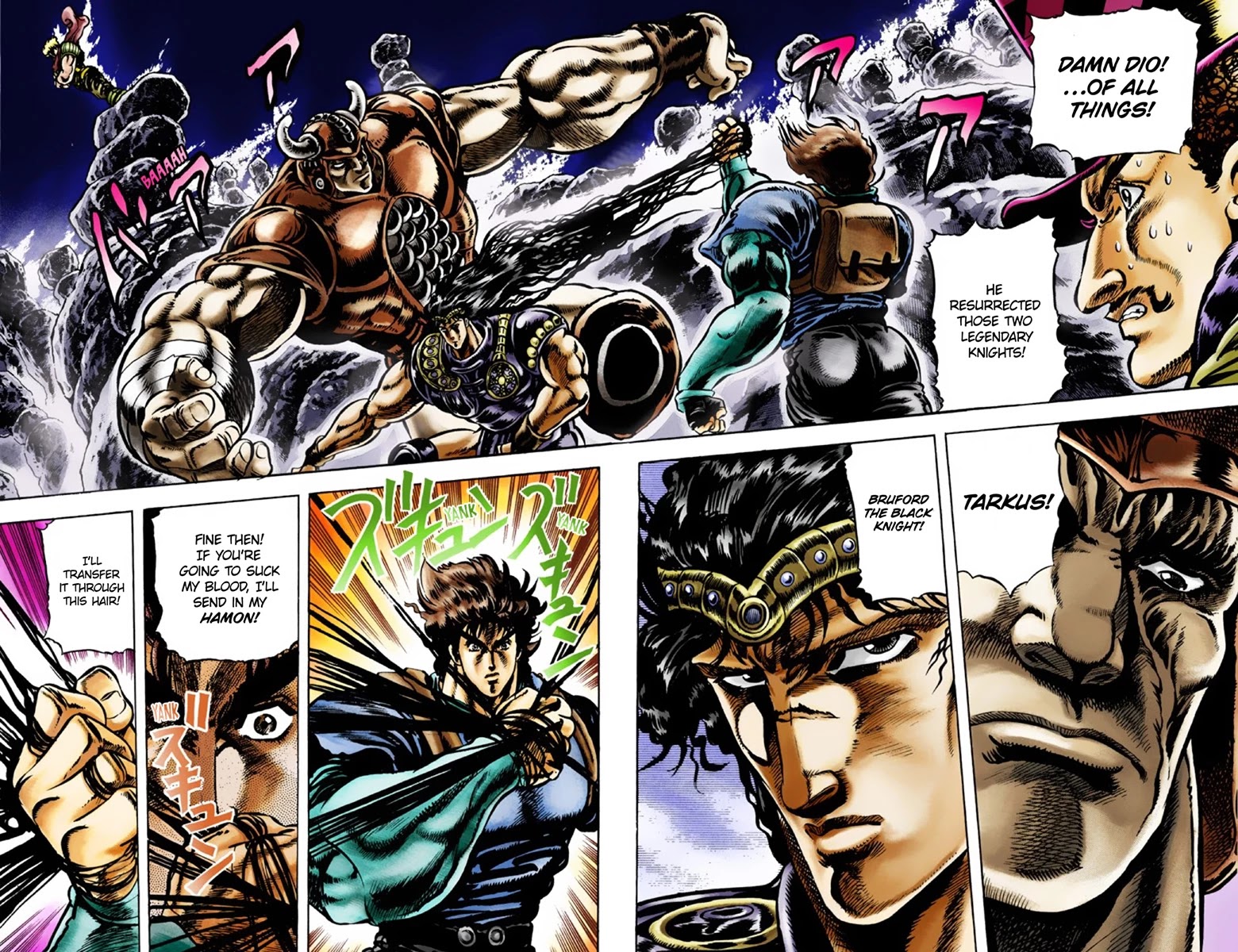 JoJo's Bizarre Adventure Part 1 - Phantom Blood (Official Colored) Chapter 27 page 5 - Chapter 27: Tarkus and the Dark Knight Bruford Part 2