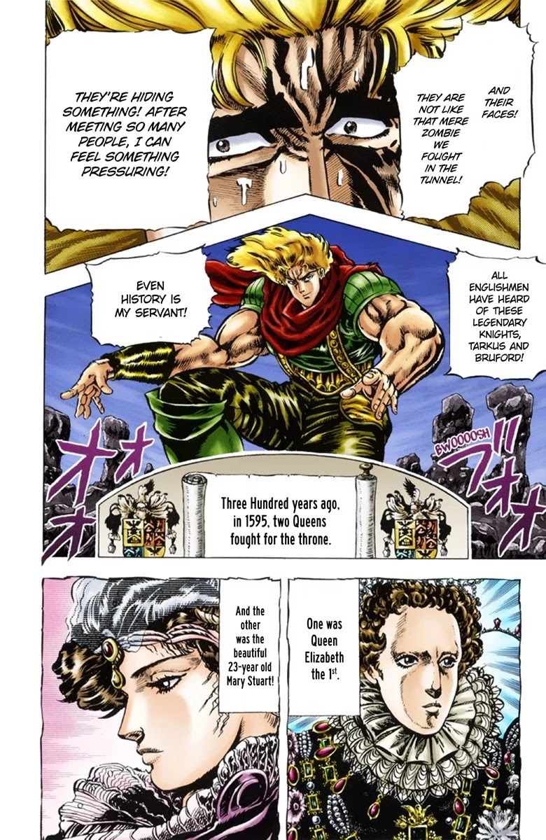 JoJo's Bizarre Adventure Part 1 - Phantom Blood (Official Colored) Chapter 27 page 8 - Chapter 27: Tarkus and the Dark Knight Bruford Part 2