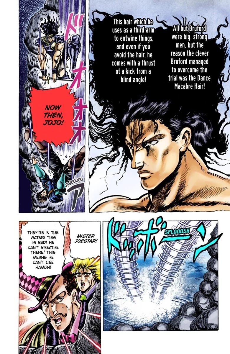 JoJo's Bizarre Adventure Part 1 - Phantom Blood (Official Colored) Chapter 28 page 11 - Chapter 28: Tarkus and the Dark Knight Bruford Part 3