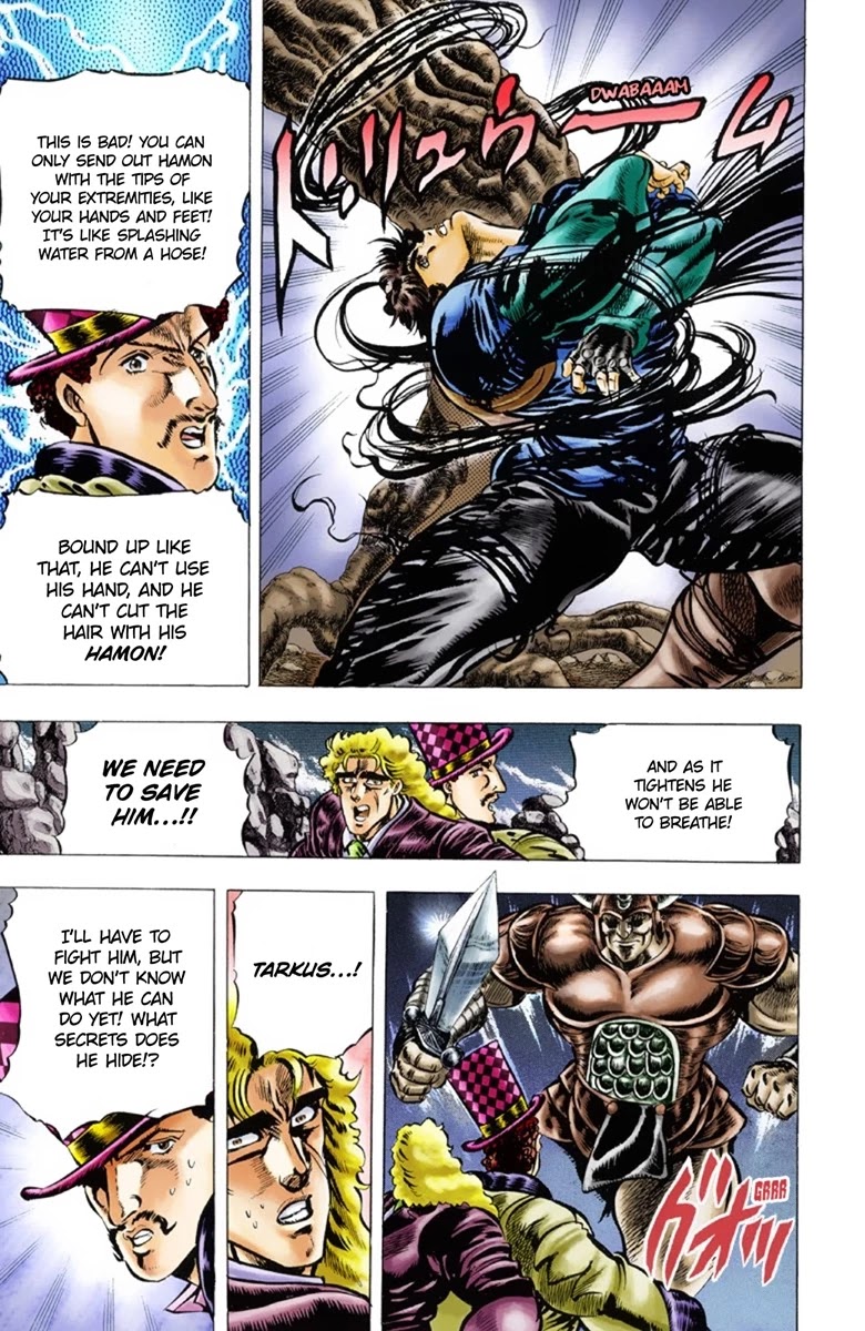 JoJo's Bizarre Adventure Part 1 - Phantom Blood (Official Colored) Chapter 29 page 10 - Chapter 29: Tarkus and the Dark Knight Bruford Part 4