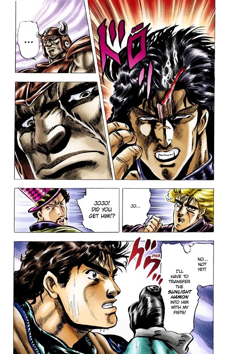 JoJo's Bizarre Adventure Part 1 - Phantom Blood (Official Colored) Chapter 29 page 3 - Chapter 29: Tarkus and the Dark Knight Bruford Part 4