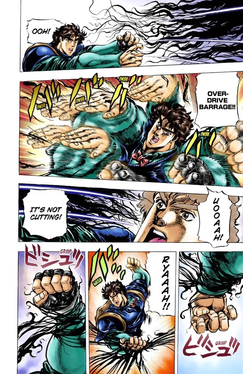 JoJo's Bizarre Adventure Part 1 - Phantom Blood (Official Colored) Chapter 29 page 7 - Chapter 29: Tarkus and the Dark Knight Bruford Part 4