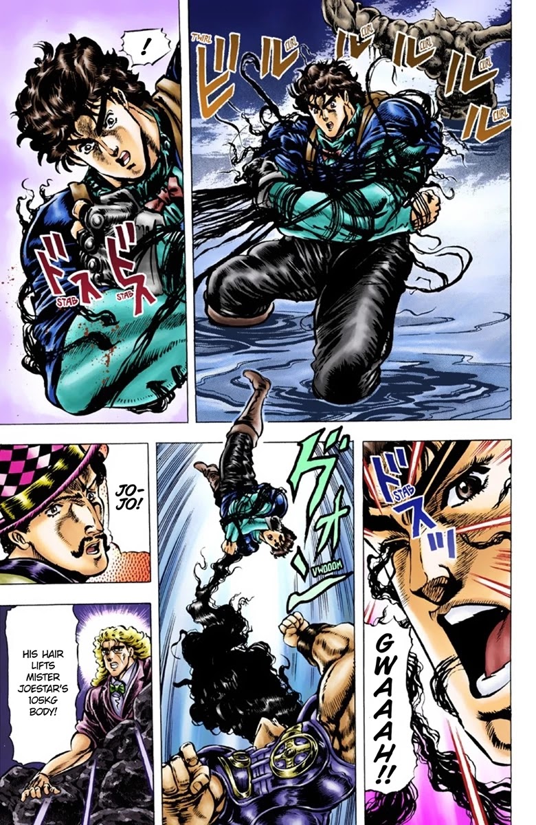 JoJo's Bizarre Adventure Part 1 - Phantom Blood (Official Colored) Chapter 29 page 8 - Chapter 29: Tarkus and the Dark Knight Bruford Part 4