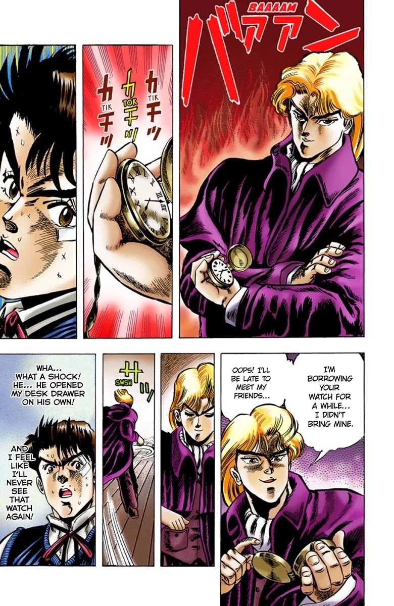 JoJo's Bizarre Adventure Part 1 - Phantom Blood (Official Colored) Chapter 3 page 4 - Chapter 3: Dio Brando the Invader Part 2