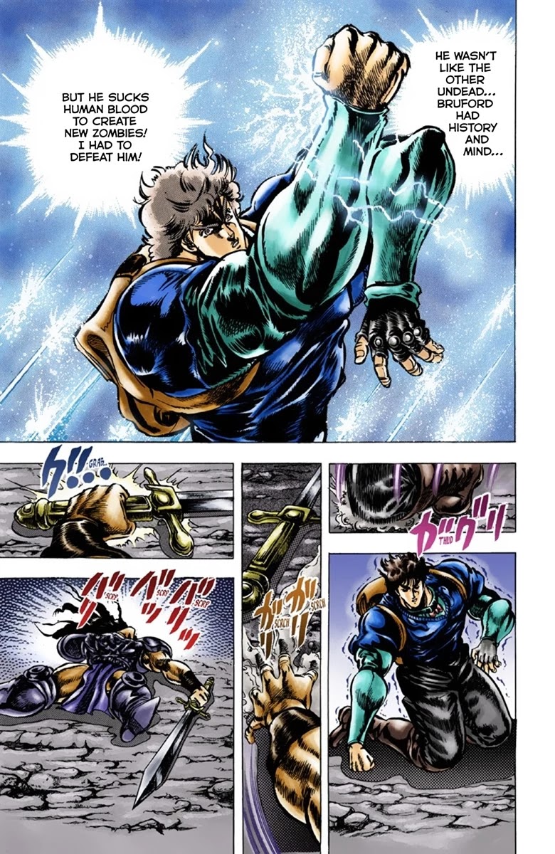 JoJo's Bizarre Adventure Part 1 - Phantom Blood (Official Colored) Chapter 30 page 2 - Chapter 30: Sleep as a Hero