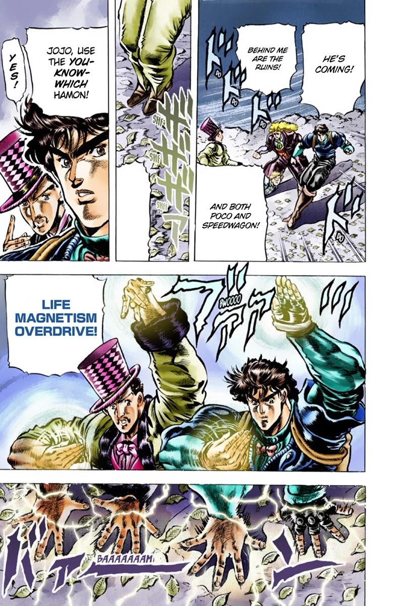 JoJo's Bizarre Adventure Part 1 - Phantom Blood (Official Colored) Chapter 31 page 16 - Chapter 31: The Knights' Ruins
